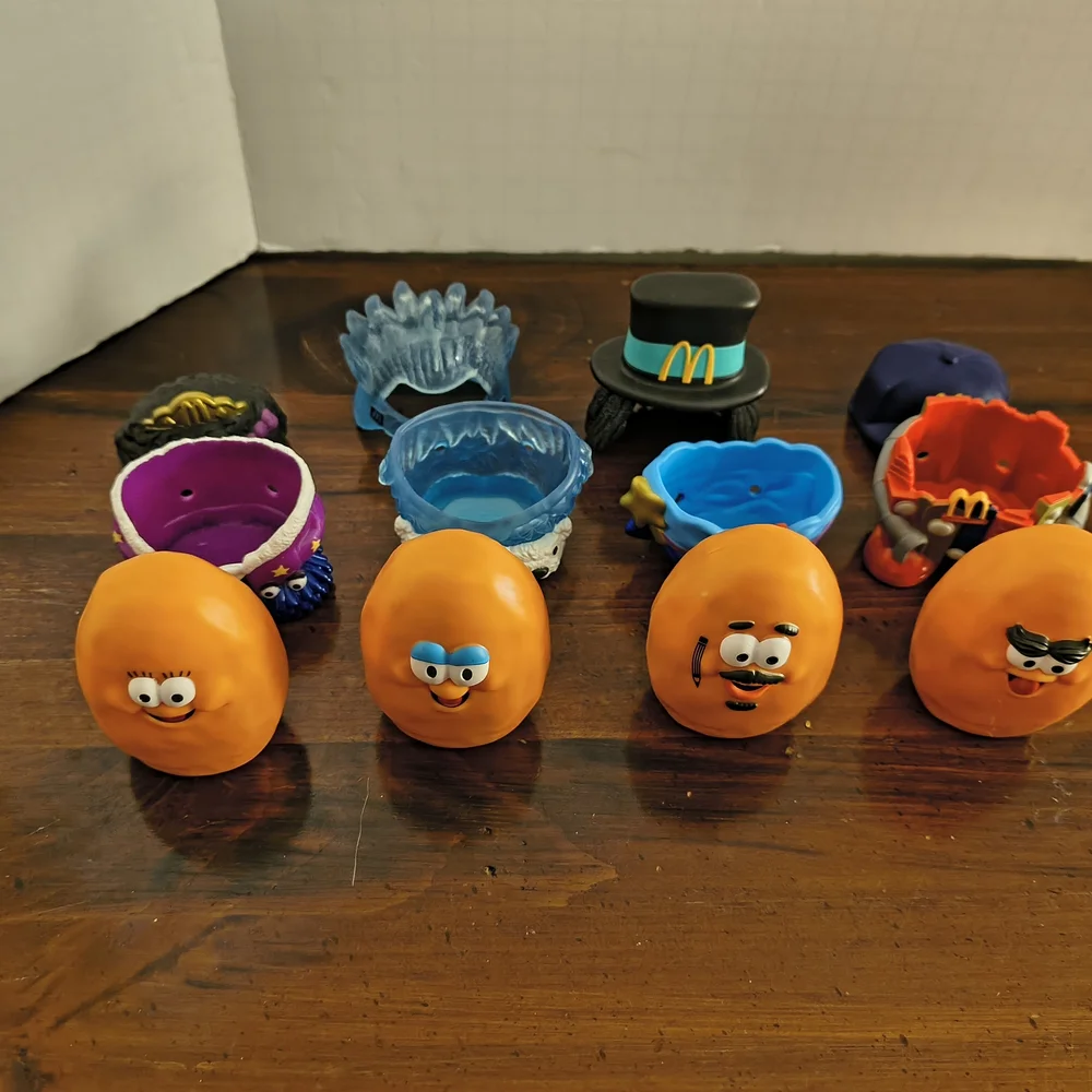 McDonald’s Happy Meal Potato Head Character Lot - Orange Figures - Picture 10 of 12